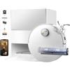 DREAME Aqua10 Ultra Roller Complete Robot Aspirapolvere, Autopulizia Rullo, Supera Ostacoli da 8cm, Auto-Svuotamento, Aspirazione 30.000 Pa, Evita Oltre 240 Oggetti, Controllo Vocale Intelligente