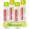 Borotalco, Deodorante Spray Attivo Giallo, Formula Senza Alcool e con Talco con Molecole Anti-Odore, Efficacia Fresca, 48h di Efficacia, Profumo di Cedro e Lime, 4 x 150 ml