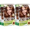 Garnier Nutrisse Creme Coloration dorato Reh marrone 5.35, colorazione per capelli per permanente colore dei capelli (con 3 naehrenden Oli) - Confezione da (3 X 1 pezzi) (Confezione da 2)