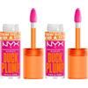 NYX Professional Makeup Gloss Rimpolpante, Altamente Pigmentato, Volume Immediato e Duraturo, Arricchito con Zenzero Piccante, Duck Plump, Tonalità: Bubblegum Bae, 6,8 ml (Confezione da 2)