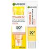 Garnier Fluido Anti-UV Quotidiano Anti-Macchie Glow, SPF 50+, Per Tutti i Tipi di Pelle, Arricchito con Vitamina C*, Protegge dai Raggi UV, Uniforma e Illumina, Daily UV Glow, 40 ml