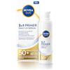 NIVEA SUN UV Primer Daily UV Siero UV SPF50+ (30ml), crema solare senza frangrance con alto fattore di protezione solare, ideale come base per il trucco, formula idratante con ialurone, senza gesso