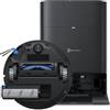 ECOVACS DEEBOT T80S OMNI Robot Aspirapolvere Lavapavimenti, 24800 Pa, OZMO ROLLER 2.0, ZeroTangle 3.0, Triple Lift, Lavaggio Mocio con Acqua Calda a 40-75 °C, Asciugatura ad Aria Calda, Nero