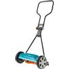 Gardena Rasaprato Elicoidale Gardena Classic 400: Rasaerba a Mano con Larghezza di Lavoro 40 Cm Sino a 200 M², Tecnica di Taglio a Sfioramento (4018-20)