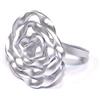 Handmade Anello artigianale,in alluminio anodizzato,pezzo unico!Modello Andromeda small Argento Opaco.