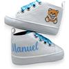 LulluLab Scarpine Neonato personalizzate con nome, primi passi, ottima idea regalo. (Toy 6-9 mesi)