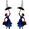 Generico ORECCHINI MARY POPPINS CON GANCINI