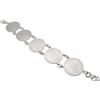 Cozzi Gioielli Bracciale in Argento 925 con Monete da 500 lire in Argento serie Quadriga - Centenario - Braccialetto
