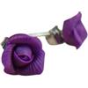 Handmade Generico Orecchini Bottoncino Rose in Argilla Polimerica Fatti a Mano 1 cm Nickel Free