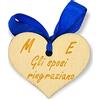 Handmade SEGNAPOSTO personalizzato per MATRIMONIO Cuore con iniziali e scritta Idea originale in legno Wedding Ricevimento Tavolo