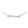 Moun Jewels Bracciale con NOME e con o senza strass in argento 925 anallergico, Made in Italy. Disponibili tutti i nomi.