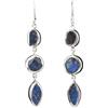 Generico Orecchini in labradorite, argento sterling 925, orecchini con pietre preziose naturali, gioielli pendenti fatti a mano in cristallo grezzo