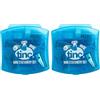 Tinc - Mini Kit di Cancelleria - Set con Mini Cucitrice Dispenser di Nastro Adesivo Forbici Temperino e Levapunti - Forniture da Ufficio Compatte per Scuola e Casa - Blu (Confezione da 2)