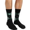 GWCC Calzini lavorati a maglia con licenza Harry Potter Serpeverde Argyle | Stemma Serpeverde ricamato | Unisex Taglia UK 6-11 | Calzini in morbido misto cotone Hogwarts House