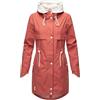 Navahoo Cappotto leggero da donna con cappuccio Xankaa S-3XL, rosso, XL