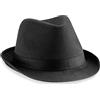 Beechfield, elegante cappello modello Borsalino, unisex, per adulti Black Large / X-Large