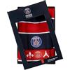 PSG Cofanetto sciarpa + berretto collezione ufficiale Paris Saint Germain - taglia unica per adulti e adolescenti