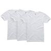 Fruit of the Loom, t-shirt originale da uomo, con scollo a V, confezione da 3 White Large