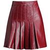 E-Girl E6200 - Gonna in finta pelle, linea Mini A-Line rosso 40 EU/XXL