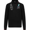 Mercedes AMG Petronas Formula One Team - Polo a Maglia a Maniche Lunghe del Team 2023 - Nero - Taglia: M