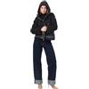 Yes Zee YES-ZEE GIUBBOTTO TEDDY CON INSERTI DONNA NERO