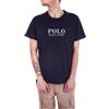 Ralph Lauren T-Shirt Uomo Blu T-Shirt Casual con Stampa Logo L