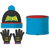 ARDITEX BT15746 Set di guanti magici, berretto e buff a maglia di WARNER BROSS-Batman, Batman, Taglia unica