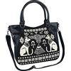 Banned Alternative Anubis Donna Borsetta nero/bianco cotone, poliuretano