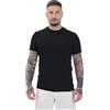 DSQUARED2 T-Shirt a Manica Corta Nera per Uomo e Donna con Patch Logo M