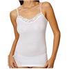 VAJOLET BY SELINA Canotta Donna Vajolet Ss5154 Filo di Scozia, Bianco, 4