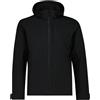 CMP Giacca in softshell da uomo con cappuccio, Waterproof 15.000, 35Z5337 (IT, Numero, 48, Regular, Regular, Verde)