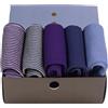 GATTI A POIS Box da N.5 Calze Lunghe Tim Burton in Puro Filo di Scozia (IT, Numero, 43, 44, Regular, Regular)