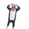 SimZoo Pigiama intero con animali per adulti, costume da lemure pigiameria per uomo donna, abbigliamento da casa unisex monopezzo