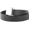Calvin Klein Utility Plaque 35MM Cintura, CK Black, 90 cm Uomo