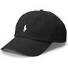 Ralph Lauren Berretto Polo Sportivo con Logo Pony da Uomo, Taglia Unica, Colore Nero (White Pony), Nero -, Nero, Taglia Unica