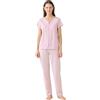 Noidinotte; more than pyjamas Noidinotte - Pigiama Donna Estivo in Cotone Articolo Heart. - L Rosa