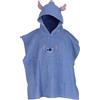 SAHINLER créateur d'univers DISNEY - Poncho Disney Stitch con cappuccio, 100% cotone, materiale asciugamano, colore: blu, blu, Taglia unica