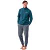 Noidinotte; more than pyjamas Noidinotte - Pigiama Uomo Invernale in Micropile Articolo Galles. - M Blu