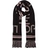 LIU JO Sciarpa donna stola jacquard monogram nero C25LJ46 2F4006 T0300 22222 NERO