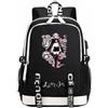 Charous Anime Manga Call of the Night Nero Oxford Zaino Scuola College Bag per Nanakusa Nazuna Fan Cosplay Regalo, Nero 2, Taglia unica