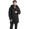 Guess Uomo Piumino Lungo M4BL26WGII2 Poliestere Nero M