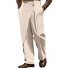 Generic Pantaloni Leggeri Lino Uomo Velluto Vita Pesanti Outdoor Alpinismo Leg Lateralmente Pinces Bootcut Strappato Chi Campana Americani Lucidi Strass Stivali Biscotto Poule Tailandesi