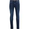 b BLEND Blend 20708715 Jeans da Uomo Denim Pant Multiflex con Elastico a 5 Tasche Jet Fit Flim Fit, Denim Dark Blue (76207), 31 W/32 L