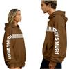 Lovraj Felpa da donna con scritta I Love You This Much Unisex San Valentino Felpa con cappuccio Oversized Felpa con cappuccio per il tempo libero maglione in pile a maniche lunghe, Colore: rosso, XS