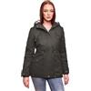 MARIKOO Giacca invernale da donna Parka giacca invernale foderata in pile B376, antracite., M