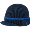 Stetson Deer Berretto Beanie con Visiera Prodotto in Italia Unisex Autunno Inverno