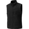 SAUTRV Gilet in pile da uomo, giacca senza maniche da uomo, caldo e confortevole, con cerniera intera, leggero, caldo, foderato in pile, senza maniche, per golf, gilet leggero con tasche, Nero , 5XL