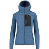 Karpos Donna Rocchetta Evo Hoodie Fleece giacca, jasper-black, S