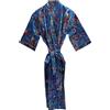 KRAAFTY Kimono da donna in cotone stampato, accappatoio leggero, lungo, kimono (multicolore), Multicolore-15, taglia unica