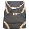 JADEA Completino Canotta e Slip con Ricamo Chic (Standard, L, 4551 Silver)